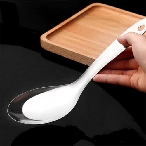 High Quality Durable Stainless Steel Large Rice Soup Serving Spoon Non-stick Pan Kitchen Tool Kitchen Tableware Spoons