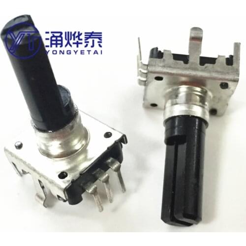 YYT 2PCS EC12-type encoder 24 pulse smooth feel no positioning axis length 20MM