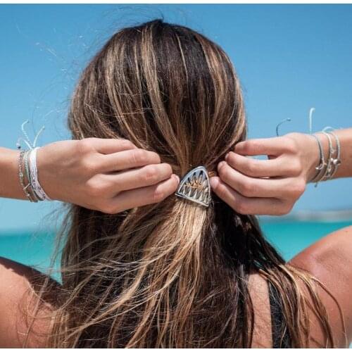 New Design Shark Jaw Woman Hair Clip Pin Metal Geometric Alloy Hairgrip Barrette Girls Ponytail Holder Hair Accessories