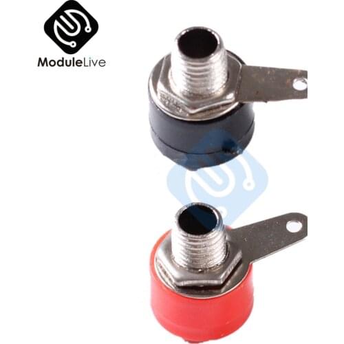 10PCS 5Pairs JS-910B Red Black 4mm Amplifier Banana Post Jack Mount Female Terminal Blocks for Speaker Audio