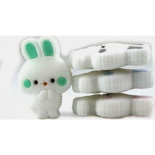 10pcs Silicone Beads Baby Food Grade Silicone Teether Teething Beads DIY Necklace Pacifier Chain Penadnt Chews Babies Products