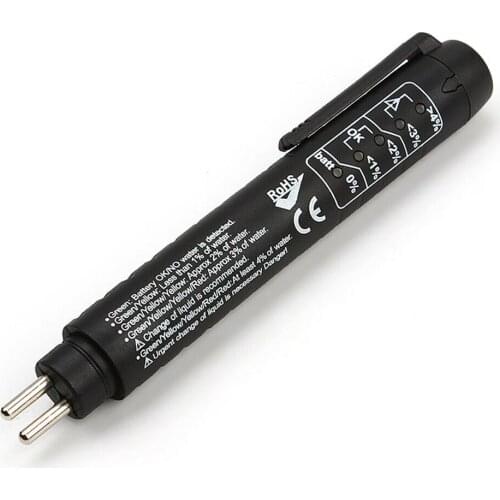 Car Brake Fluid Tester Tool Pen 5 LED Car Liquid Testing AutoTesting Diagnostic Tool OIL for DOT3/DOT4 Liquid Diagnostic Tool