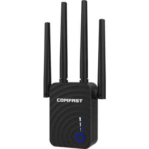 5PCS COMFAST CF-WR754AC Home Wireless 1200Mbps Router Wifi 4*2dbi Repeater AP 5Ghz Long Range Extender Booster Antenna Amplifier