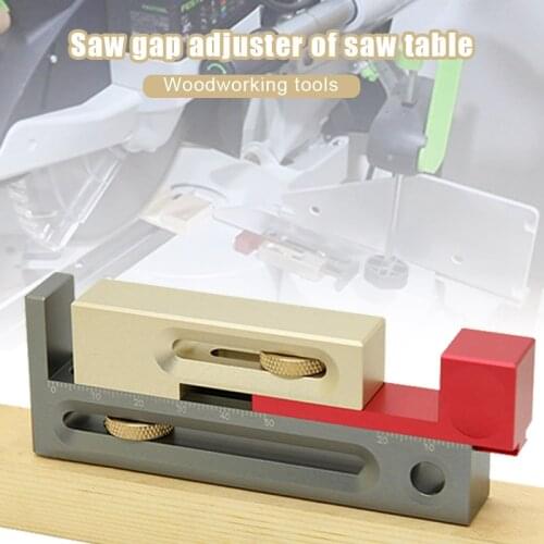 Woodworking Gap Gauge Table Saw Slot Adjuster Sawtooth Seam Depth Ruler for Woodworker Designer Max Measuring 50cm CLH@8