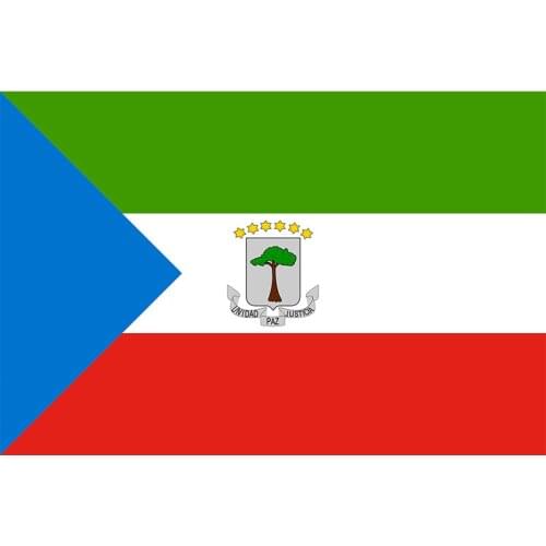 Yehoy hanging 90*150cm Equatorial Guinea Flag For Decoration