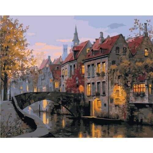 40*50CM Home Decoration Wall Painting Factory Wholesale Accept Booking Russian Overseas Warehouse Delivery Painting By Numbers