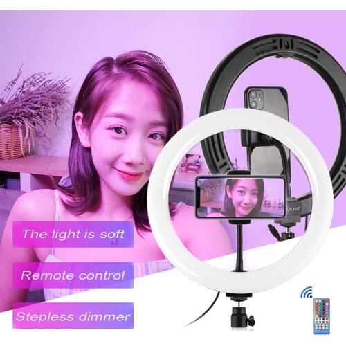 7.6inch/26cm LED Selfie Ring Light Dimmable LED Ring Lamp Photo Video Camera Phone Light ringlight For Live YouTube Fill Light