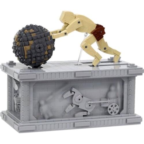 1236PCS Sisyphus Automata Electric VersionBuilding Blocks Moc Brick Kid Gift Toys And Educational Toys For Children