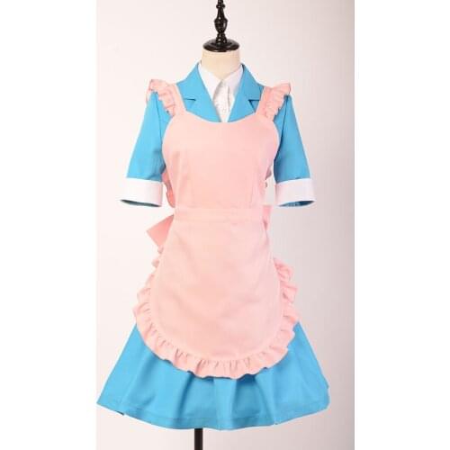 Danganronpa 3 Cosplay The End of Hopes Peak Academy Side: Despair Chisa Yukizome Cosplay Costume Maid Sets Halloween Costume