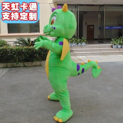 Green Dragon Mascot Costume for Adults Hot Sell Party Costumes Carnival Costumes Fancy Dress Costumes