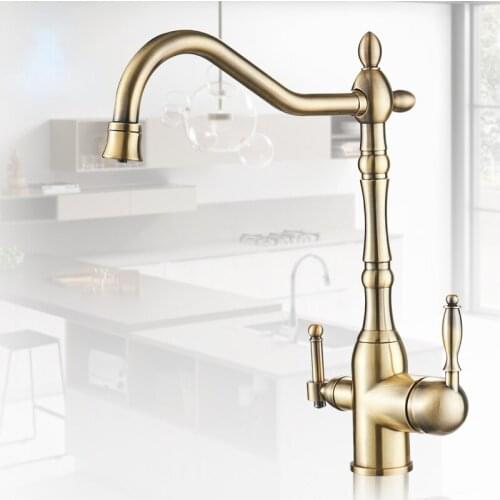 Kitchen Faucet Hot and Cold Faucet 360 Rotating with Water Purification Function Kitchen Home Accessories Kitchen Aid Mixer