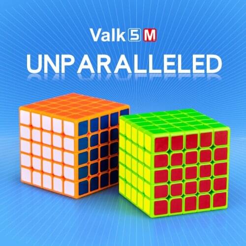 Mofangge Qiyi Valk5 M 5x5x5 Magnetic Magic Cube Stickerless cubo magico Valk5M magentic speed puzzle toys for children