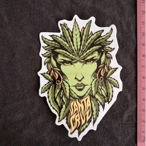 Santa Cruz Weed Goddess PVC cartoon stickers car stickers guitar bicycle refrigerator Buy 3 Free 1