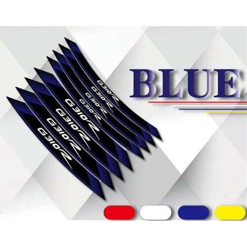 Motorcycle Front Rear Wheel Logo Stickers Waterproof Reflective Creativity Decal Sticker Set Accessories For BMW G310R g310r