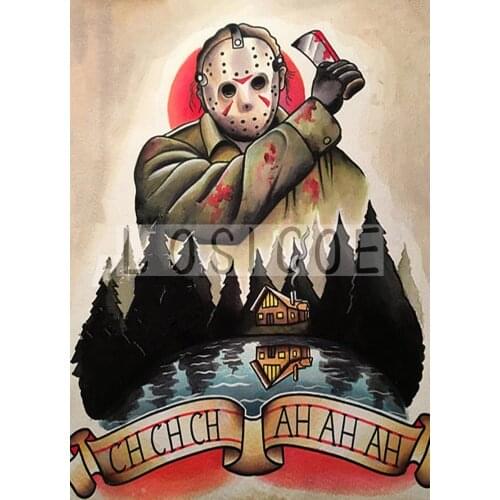 FIRST RULE 30X42 CM Tattoo Design Manuscript Painting Wall Art Retro Kraft Poster Wall Sticker Barber Shop Home Decor