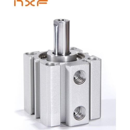 SDA Series Pneumatic Compact Air Cylinder 16 20 25 32 40 50 63mm Bore to 5 10 15 20 25 30 35 40 45 50mm Stroke