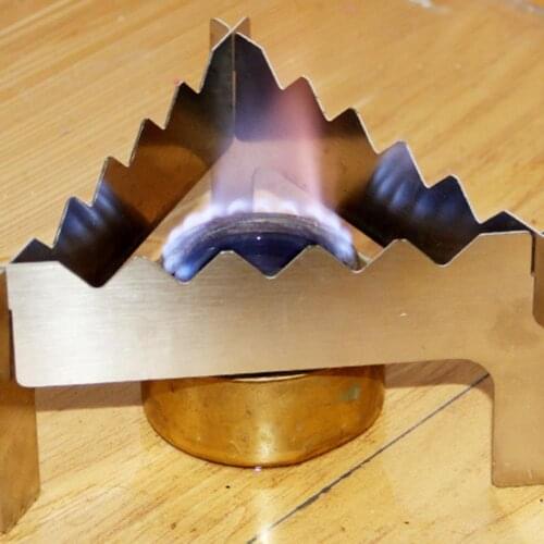 Alcohol Furnace Holder Windshield Portable Stove Rack Stainless Steel Cooking Burner Stand for Camping Picnic Stove Holder