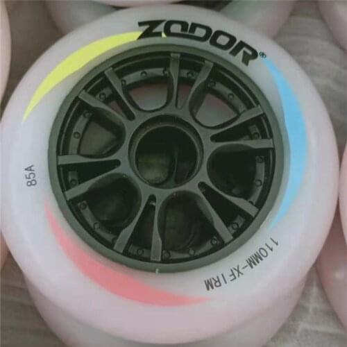 85A XFirm track inline speed skates wheel dual-hardness 65A inner layer durable PU god grip race speed tire better than MPC