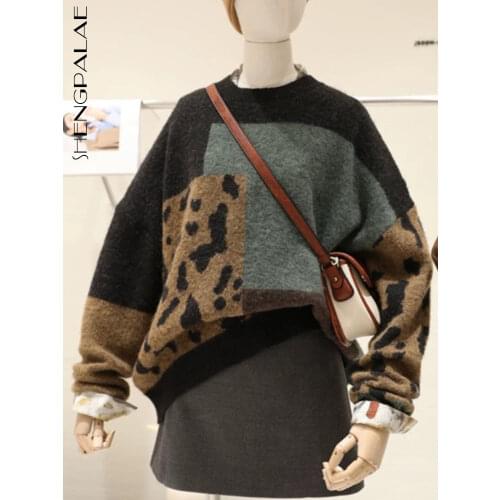 Женские вязаные пуловеры Shengpalae China At AliExpress