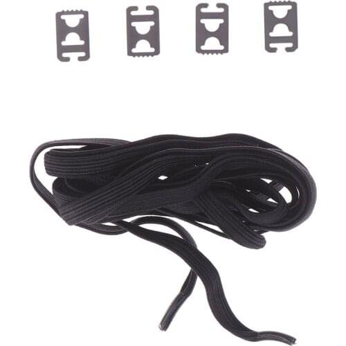 1pair 105cm No Tie Lazy ShoeLaces Elastic Rubber Shoes Lace Sneaker Children Safe Elastic Shoelace