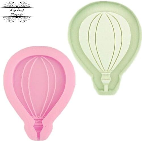 DIY balloon shaped cake silicone mold birthday candy cake decoration tool chewing gum chocolate paper cup cake candy clay mold