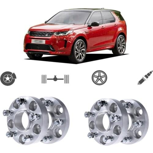 Teeze 4pcs 5X108 63.4CB 30mm Thick Hubcenteric Wheel Spacer Adapters For Land Rover Discovery Sport 2014-2018