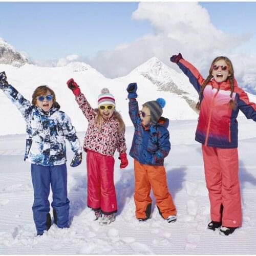 2017 outdoor children, boys, girls, children, cotton padded vest, ski jacket, ski jacket cotton