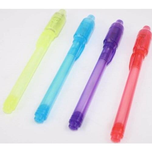 Magic Highlighter Pen H24 Invisible Flashlight Pen LED Mark Light Ink Pen Stationery School Office Supplies Kids Drawing Toys