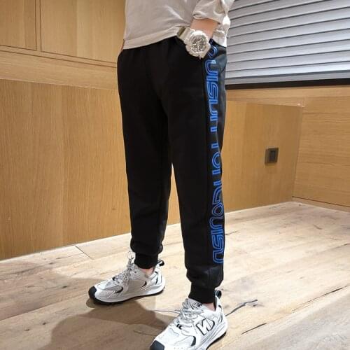 2021 Fashion Spring Summer Thin Casual Pants Boys Kids Trousers Children Clothing Teenagers School Cotton Formal Sport High Qual