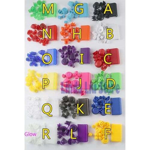 30sets/lot Full Set Joysticks Dpad R1 L1 R2 L2 Direction Key ABXY Buttons For PS4 Pro JDS040 CUH-ZCT2 Controller