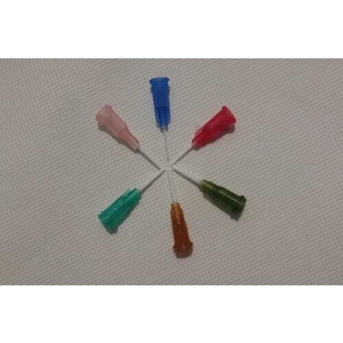 Assorted 1/2inch Flexible Polypropylene Shaft Dispense tip (14G,15G,18G,20G,22G,25G)X10 | Dispense Needles