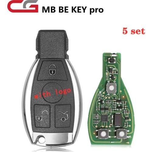 CG MB BE KEY Pro For Benz W221 W216 W164 W251 Smart Key Shell 4 Buttons 433/315 Mhz Get 1 Free Token for CGDI MB 5pcs/lot