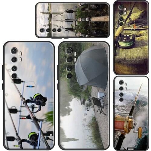 CARP FISHING CARP RODS Case For Xiaomi Mi 11 Lite Ultra 10T Pro A3 Mi Note 10 Lite Coque For POCO M3 Pro F2 F3 X3