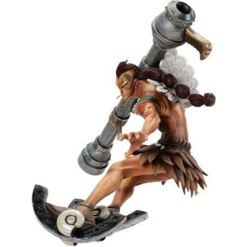 ONE PIECE Bandai Original CulturesBIG Anime Figures PVC Action Figure Zoro Weber Collections Hand-Model Dolls Toys Kids Gifts