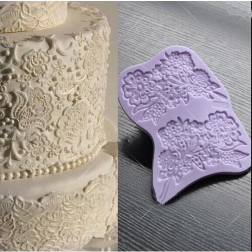 Fondant Cake modified side trim dotted pattern perspective soap molds polymer clay molds