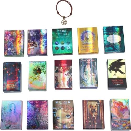 Tarot del Fuego Card Game Deck Oracle Toy Divination Mystery Party Electronic Guide Predicting Brain