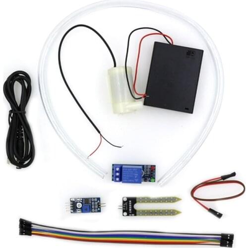 GTBL Soil Moisture Sensor Kit Automatic Watering System Manager with Mini Water Pump for Arduino DIY Kit EK1915
