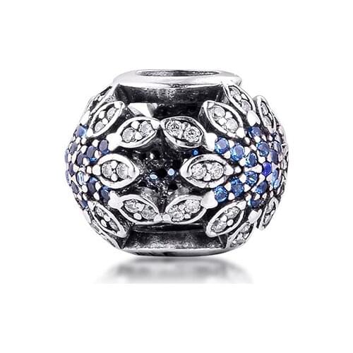 Crystallized Snowflakes Charm 925 Sterling Silver Beads for Jewelry Making Fit Charms Bracelets DIY Winter Collection 02295