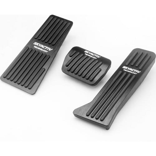 Car Foot Pedal Fuel Brake Pedals Cover For Mazda 2 6 GJ CX-5 CX5 CX 5 KE KF CX9 2014 - 2016 2017 2018 2019 2020 2021 Accessories