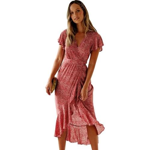 MONTTIER Summer Dresses With Print