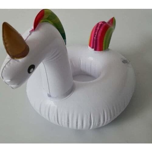 Wholesale Inflatable Unicorn Drink Cup Holder Pool Float for Water Party