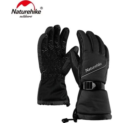 Naturehike Winter Cycling Ski Hiking Sports Gloves Polyester Durable Anti-slip Windproof Soft Comfortable Lining Keep Warm Glove