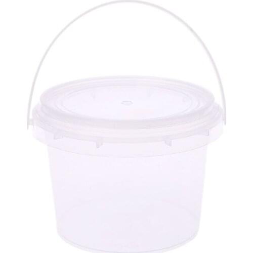 Portable Slime Storage Container Barrel Foam Ball Organizer For Light Clay Foam Slime Mud 300ml