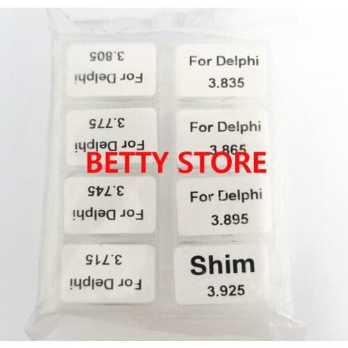 Common rail injectors adjust shim 3.715-3.925mm injection valve shim Suitable for DEL-PHI injector 80pcs set