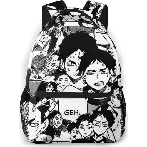 Haikyuu Backpack for Girls Boys Travel RucksackBackpacks for Teenage school bag