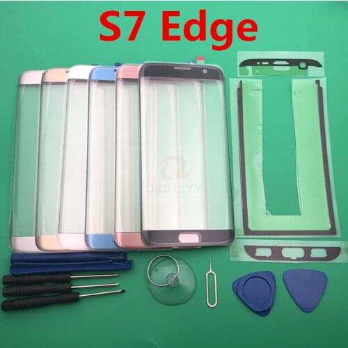 Replacement External Glass for Samsung Galaxy S7 Edge G935 G935F LCD Display Touch Screen Front Glass External Lens