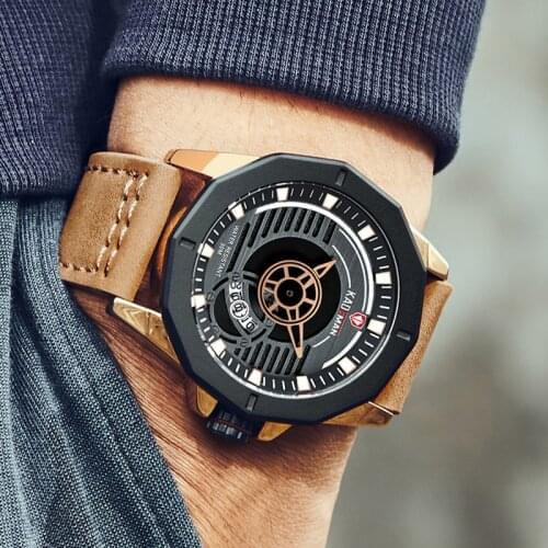 2020 Sports Mens Watches TOP Brand KADEMAN Casual Leather Watch Automatic Date Military Wristwatch Luxury 3ATM Relogio Masculino