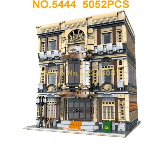 5052pcs street view urban the maritime museum 12 building blocks Toy