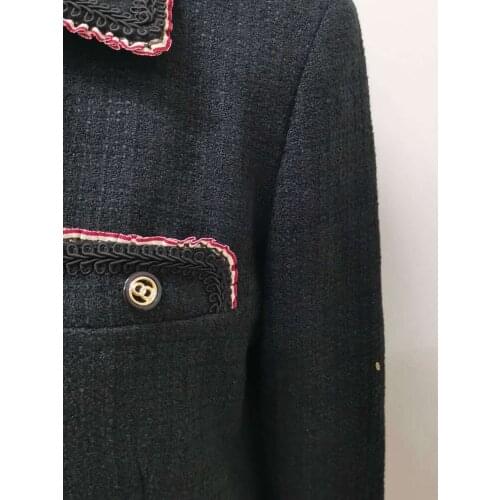 2020 Autumn and Winter Tweed Trim Short Coat Women Jacket
