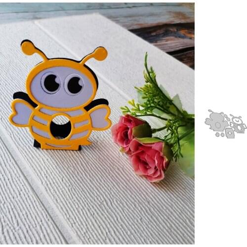 3D Animal Bee Metal cutting dies cut die mold decoration Scrapbook paper craft knife mould blade punch stencil